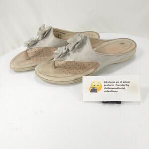 Ecco Casual Flip Flop Sandals Womens Size 7.5 P24071320431 Tan